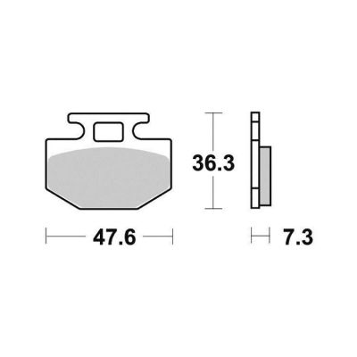 Brzdové destičky VESRAH VD137